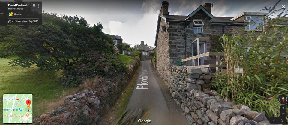 Ffordd Pen Llech is the steepest street in the world (Picture: SWNS)