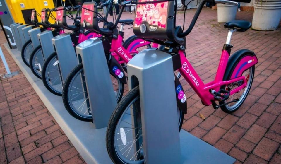 Sistema de Bicicletas Compartidas de Bogotá. Foto: Alcaldía de Bogotá.