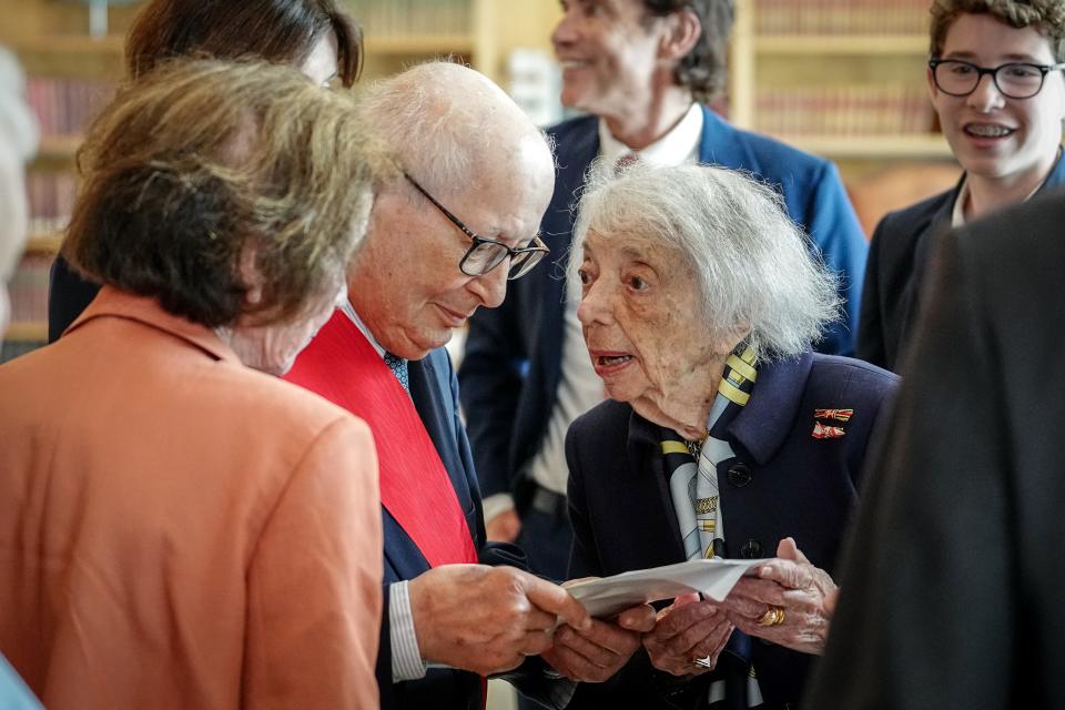 Margot Friedländer (right), a Holocaust survivor and human rights advocate, is Vogue Germany's newest cover star.