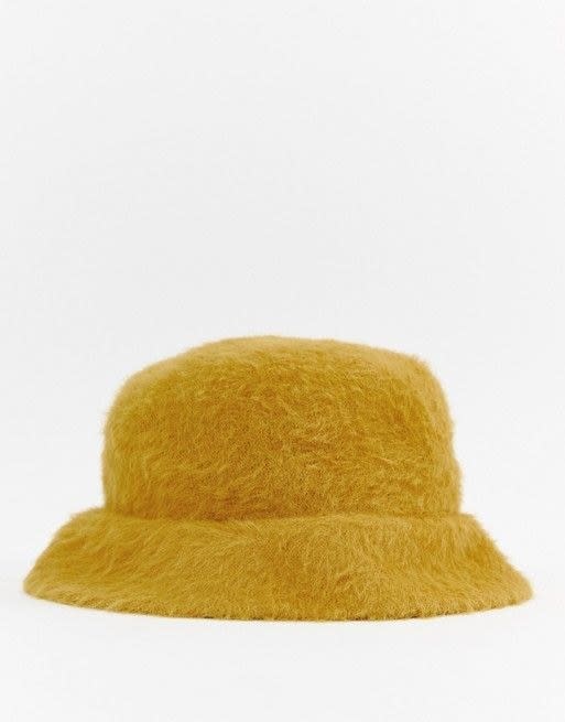 ASOS DESIGN Fluffy Bucket Hat