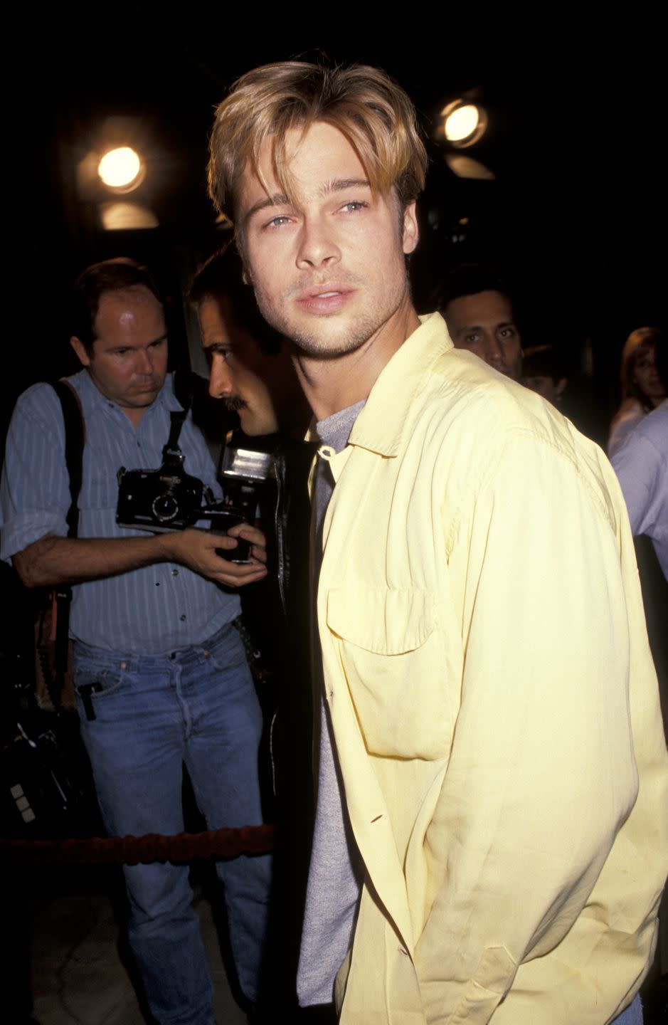 <p>Brad Pitt had his big breakthrough in the '90s, when he became a bonafide star and worldwide heartthrob thanks to films like <em>Interview with the Vampire, Legend of the Falls, </em>and<em> Seven</em>. He was basically on top of the world. </p>