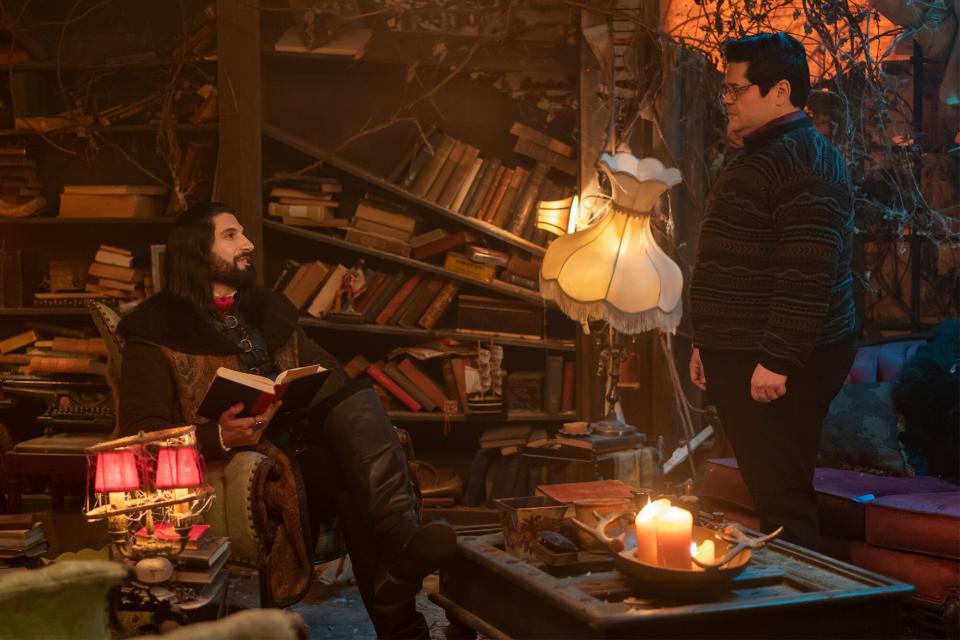 Kayvan Novak and Harvey Guillén on 'What We Do in the Shadows'