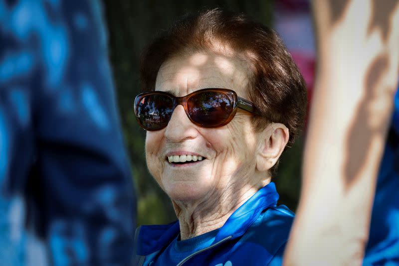 Italian ninety-year-old runner Emma Maria Mazzenga runs for world record