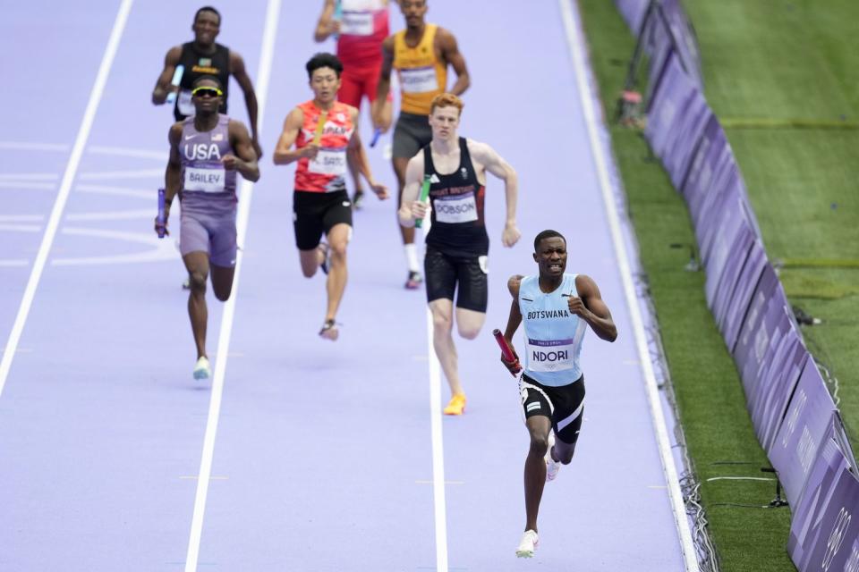 Teen sprinter Quincy Wilson's 1st race at Olympics a learning