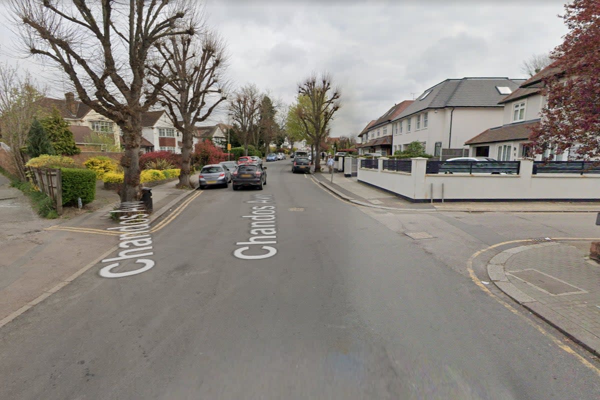 Chandos Avenue in Whetstone, North London  (Google Maps)