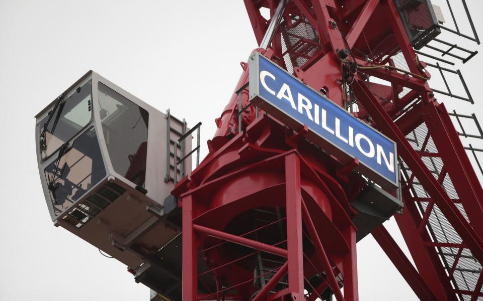 Carillion had a stock market value of just £100m prior to its failure  - PA