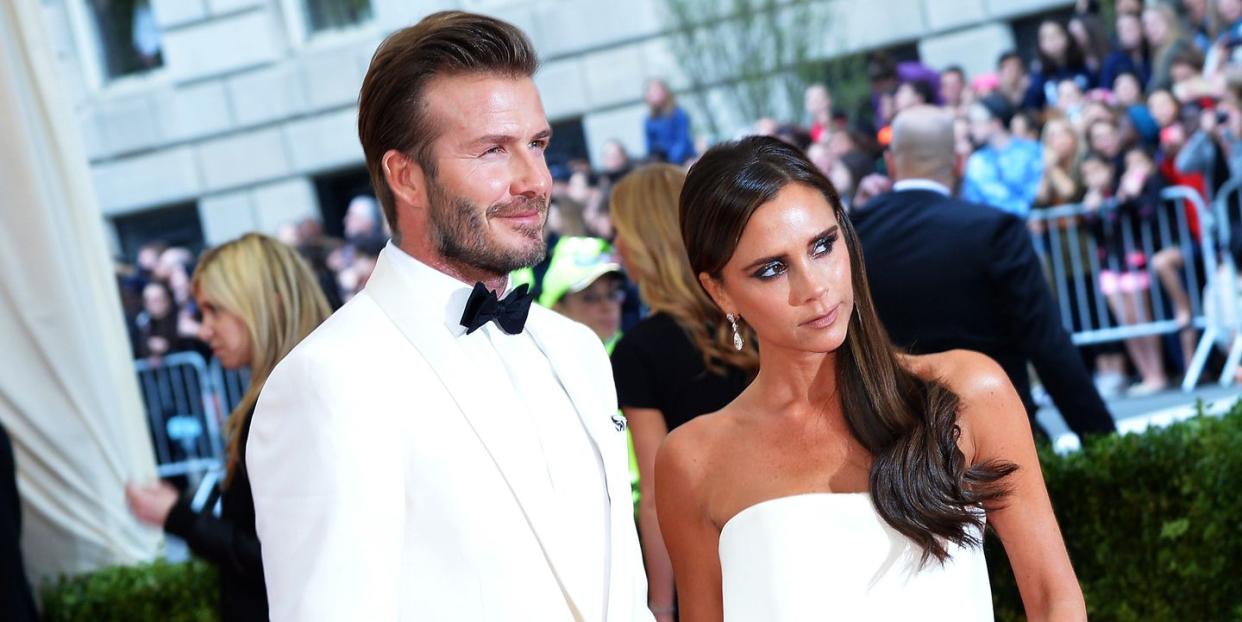 <span class="caption">Victoria and David Beckham's Relationship Timeline</span><span class="photo-credit">Mike Coppola - Getty Images</span>