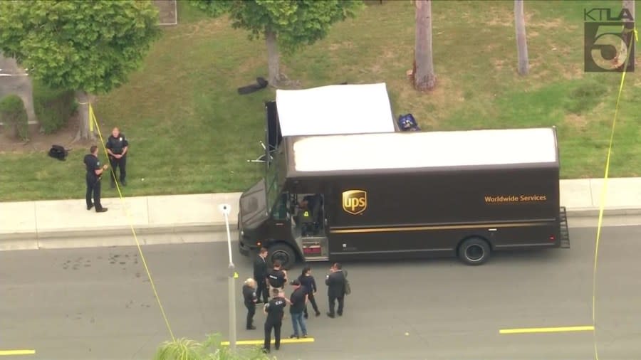 UPS driver in Orange County shot dead in parked van