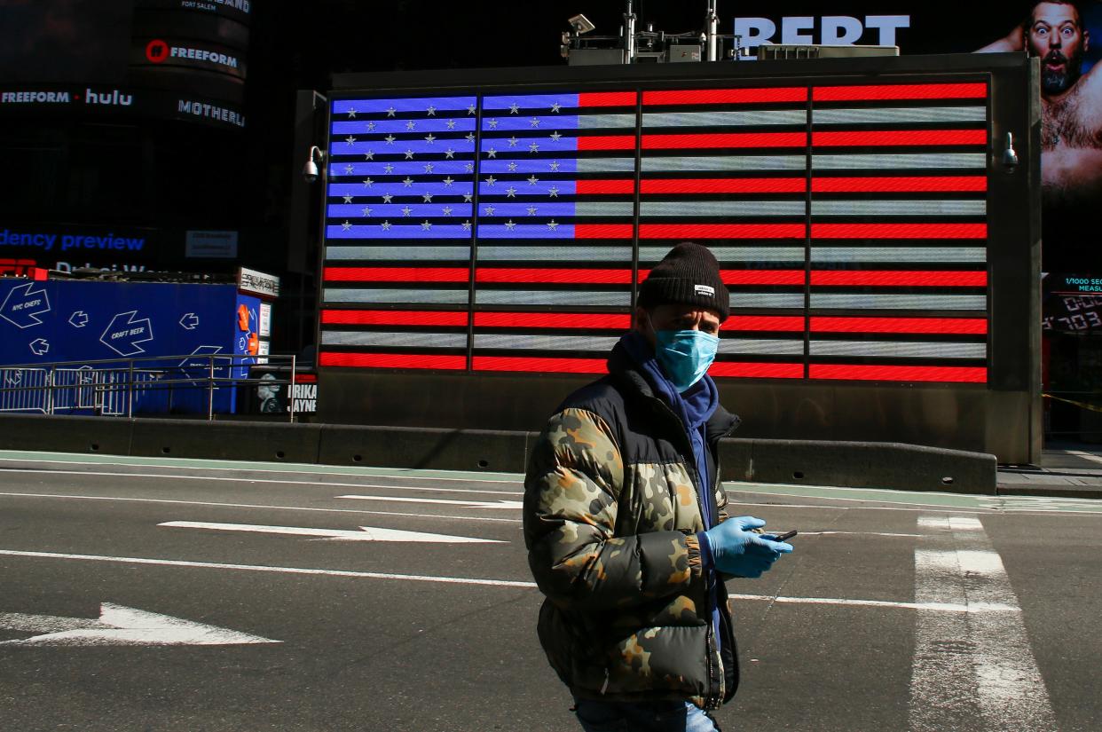 <p>New poll finds 58 per cent of Americans support a nationwide mask mandate</p> (AFP via Getty Images)