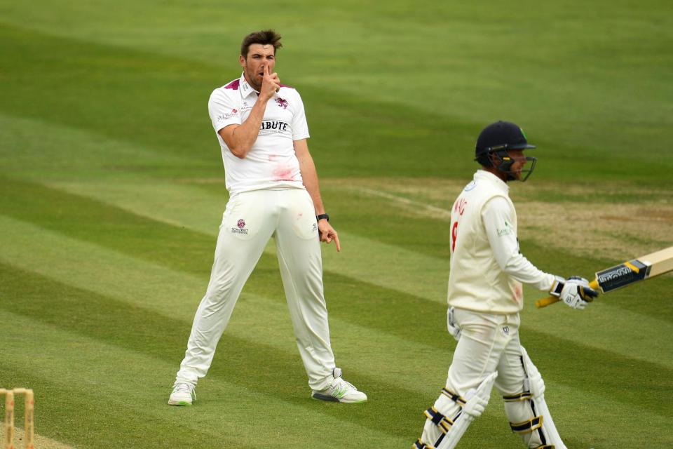 Jamie Overton took six wickets in Somerset's memorable win over Glamorgan (Getty Images)