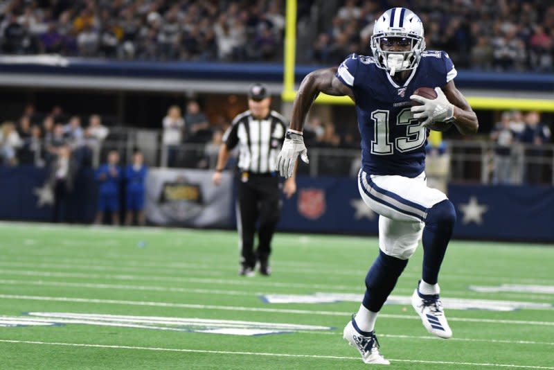 Former Dallas Cowboys wide receiver Michael Gallup appeared in 86 games over the last six seasons. File Photo by Ian Halperin/UPI