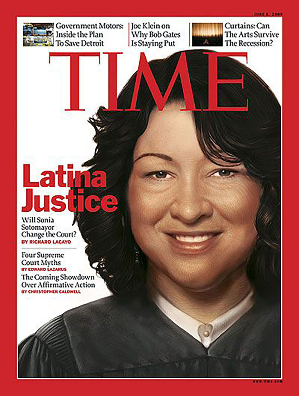 In 2009, Sonia Sotomayor made history as the first person of Hispanic heritage and first Latina to serve&nbsp;on the Supreme Court. She was nominated by President Barack Obama and confirmed&nbsp;on August 9, 2006. "I am an ordinary person who has been blessed with extraordinary opportunities and experiences," <a href="http://www.cnn.com/2009/POLITICS/05/26/supreme.court/" target="_blank">Sotomayor said</a> when she was nominated.&nbsp;