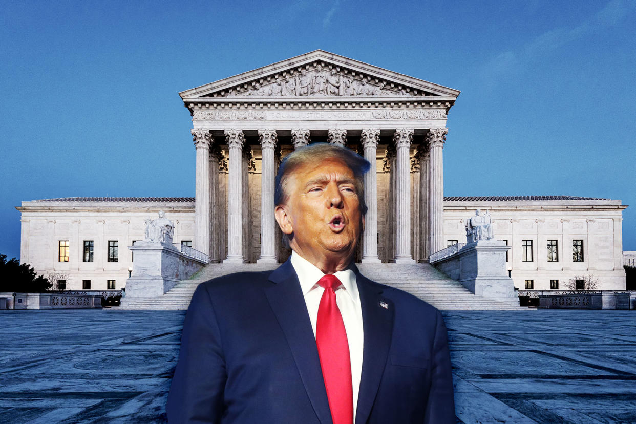 Donald Trump; US Supreme Court Photo illustration by Salon/Getty Images