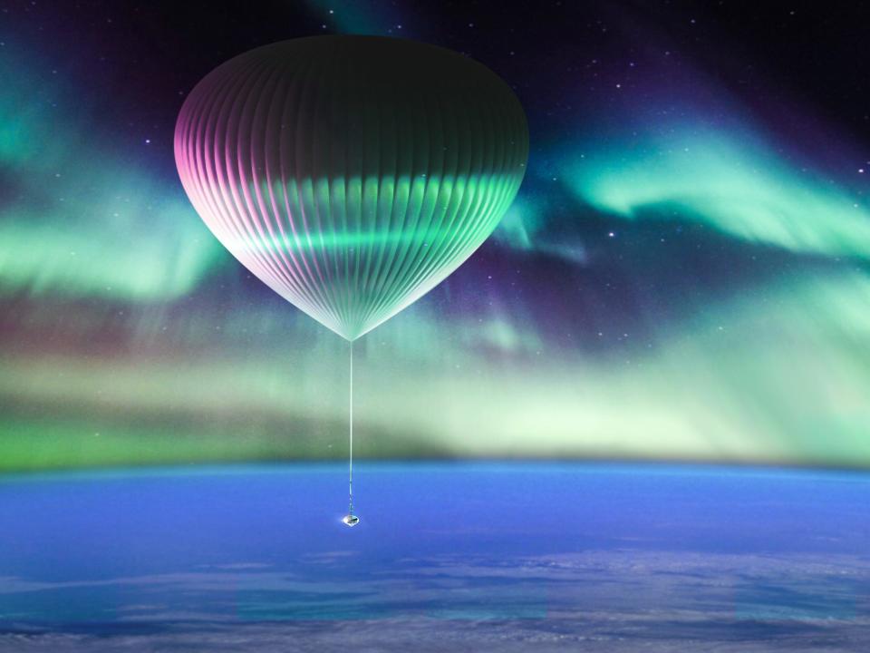A Space Perspective balloon.