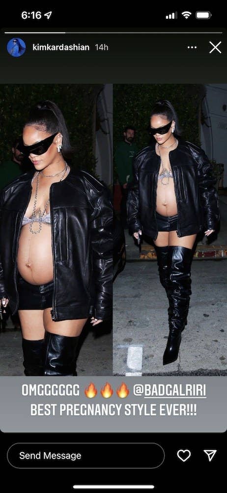 Rihanna's No-Shirt Maternity Outfit Is Badass And Perfect, And I Will Hear  No Words To The Contrary