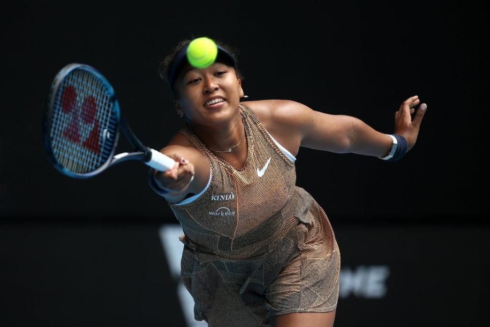 Naomi Osaka beat Alize Cornet 6-4 3-6 6-3 in the Melbourne Summer Set (Hamish Blair/AP) (AP)