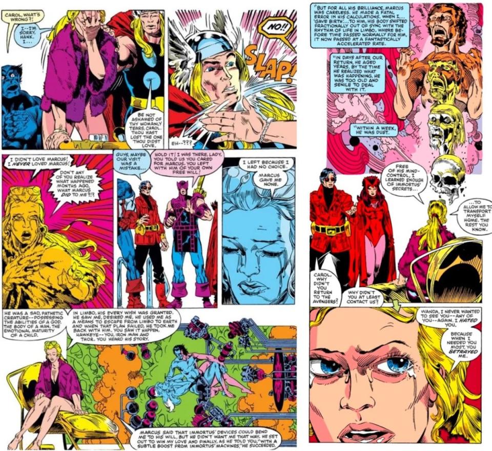 Carol Danvers confronts her Avengers friends =