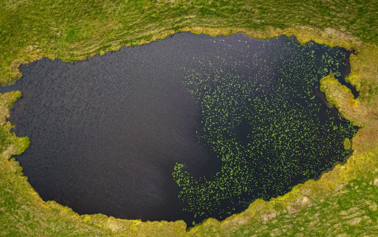 Aerial view of Lochan nan Arm