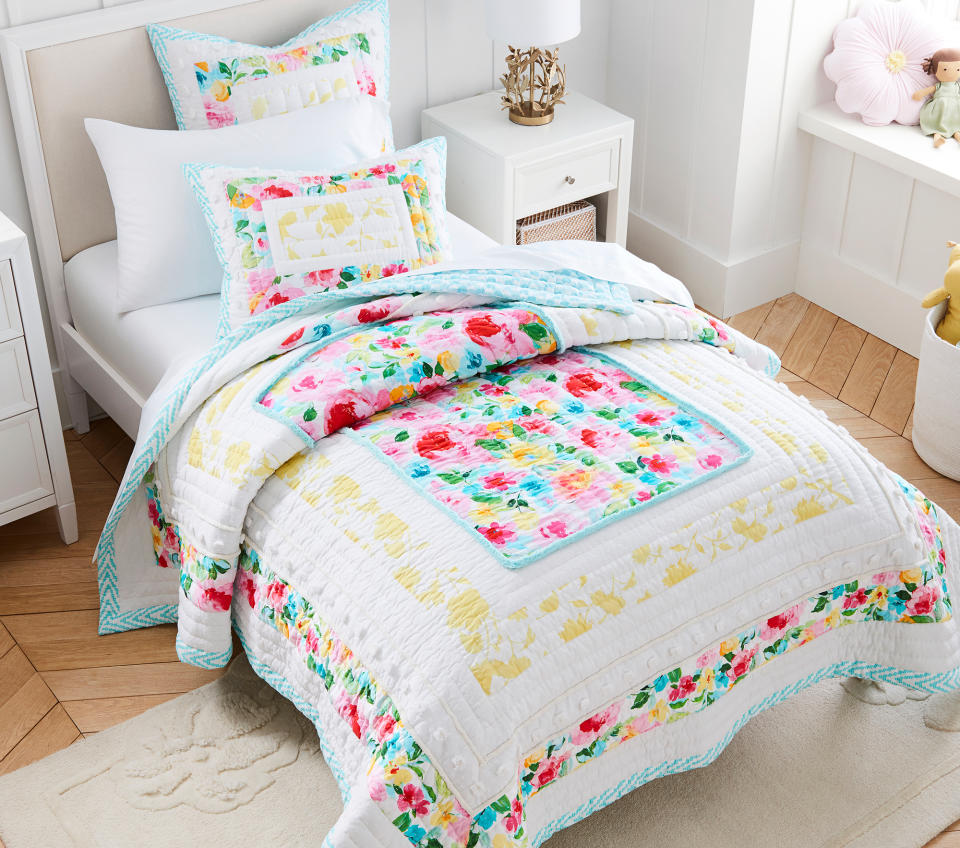 A Hope for Flowers by Tracy Reese x Pottery Barn Kids duvet and pillows.   - Credit: courtesy shot.