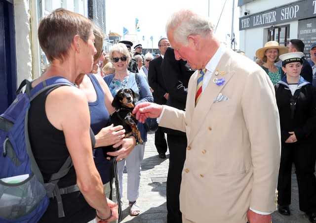 Royal visit to Cornwall