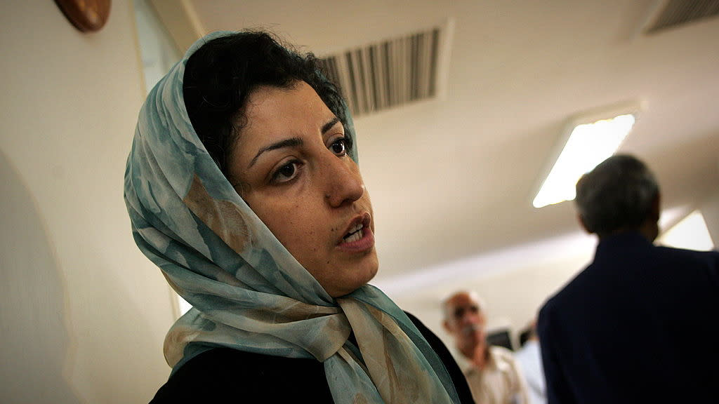  Jailed Iranian activist Narges Mohammadi. 