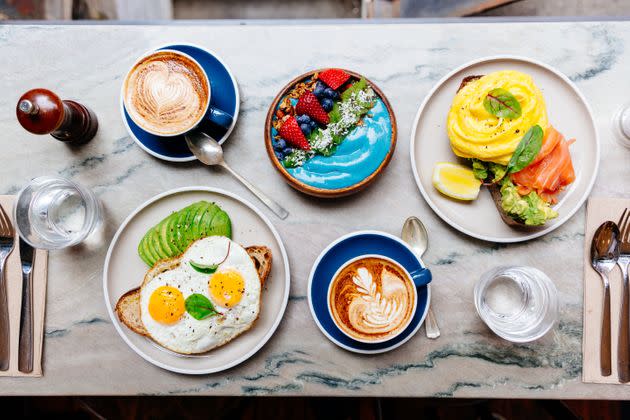 If you’re choosing an alt-milk in your smoothie, cereal or coffee, look for one fortified with calcium and vitamin D. (Photo: Alexander Spatari via Getty Images)