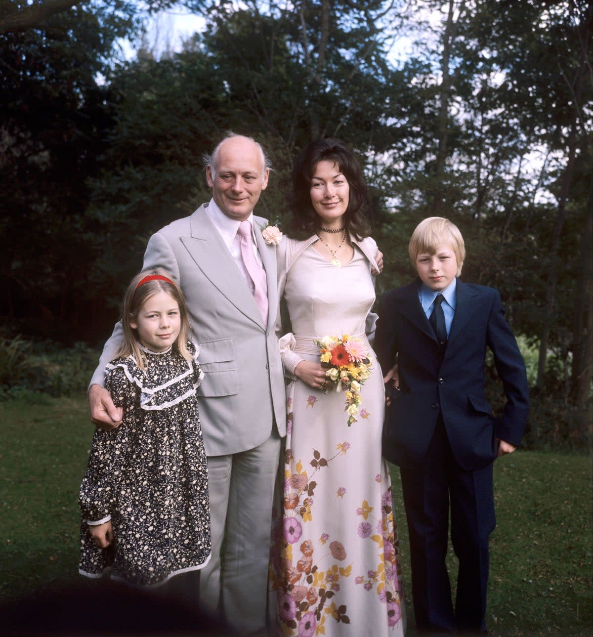 Lady Fiona Montagu of Beaulieu and her family (PA)