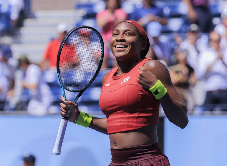 Coco Gauff sueña ante su público, el mismo que se ilusiona con el buen andar de la joven norteamericana