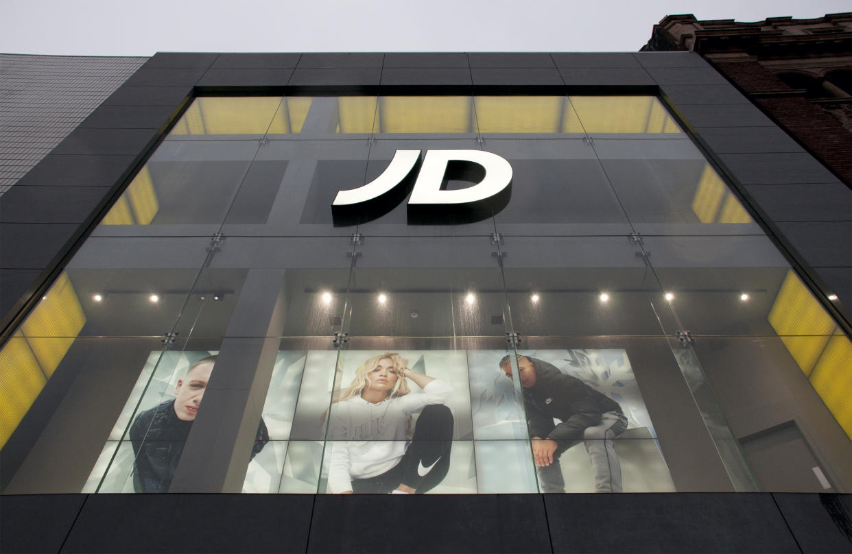 A JD sports store in the centre of Leeds