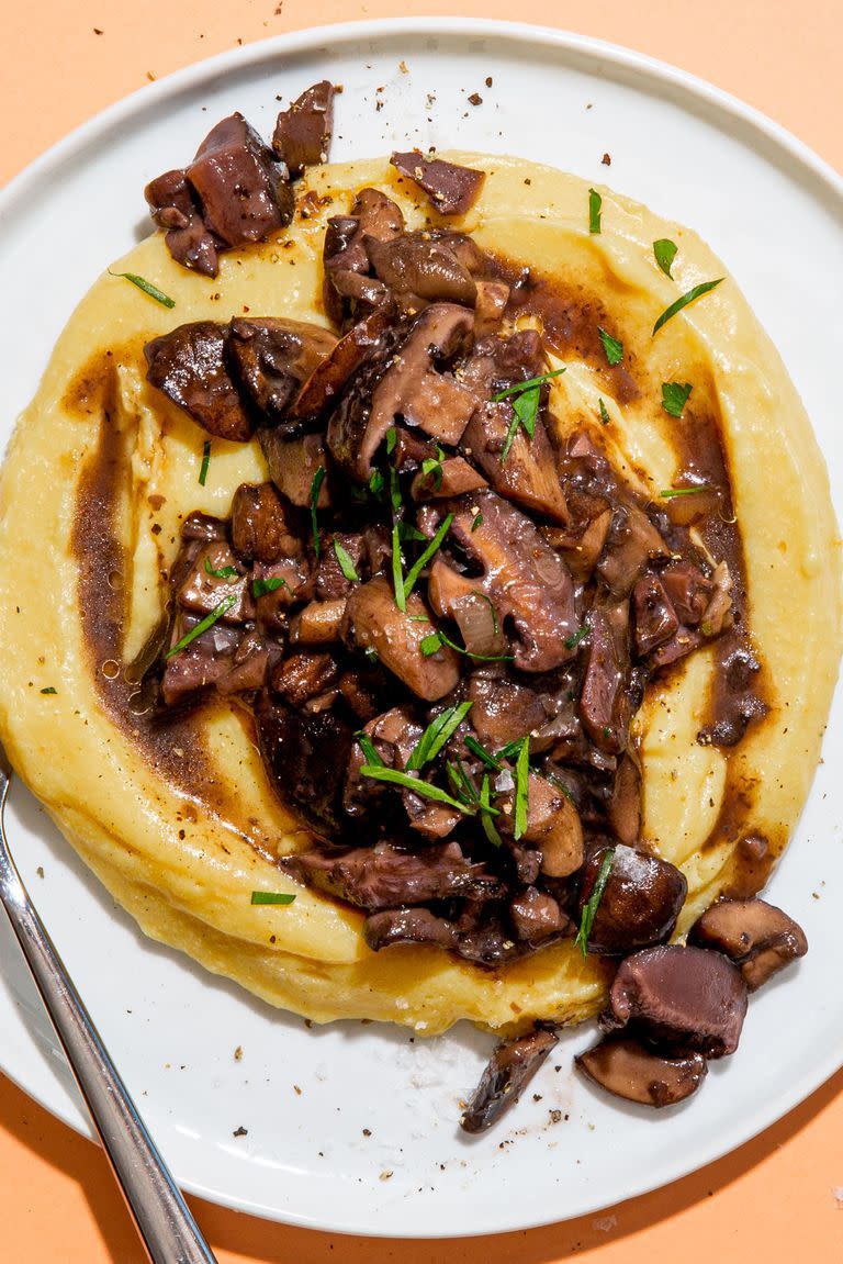 Polenta with Wild Mushroom Ragú