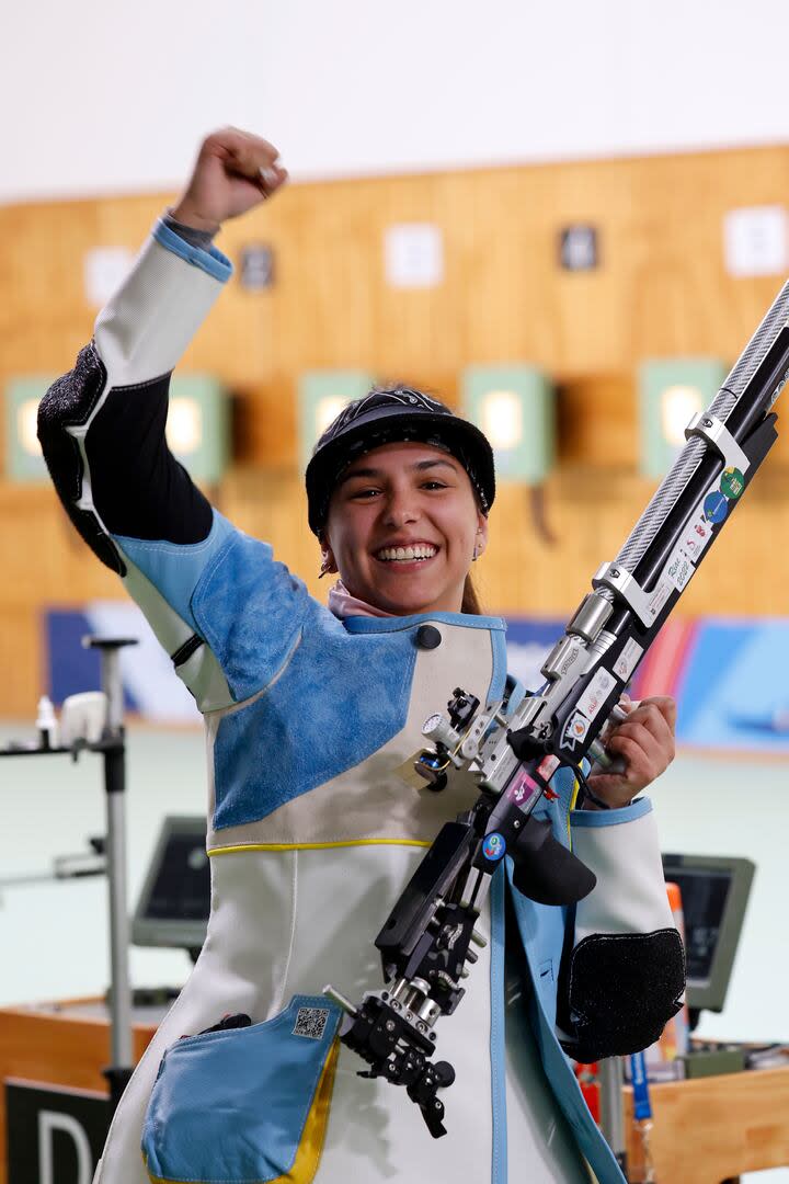 Fernanda Russo se ubicó trigésima en la clasificación de tiro con rifle de aire al sumar 625,4 puntos, a 5,9 de la final
