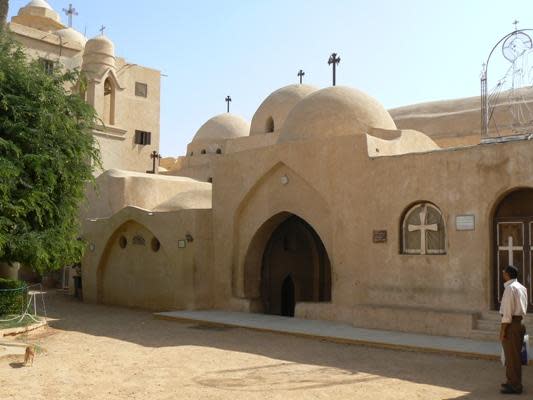 The Monastery of the Syrians, also known as the al-Surian, is one of the four surviving monasteries in Wadi Al-Natroun, in Egypt's northern governate of Beheiran. The site is one of 25 across Egypt where the Biblical Holy Family is said to have stayed during their exile in the country. / Credit: Egyptian Ministry of Tourism and Antiquities