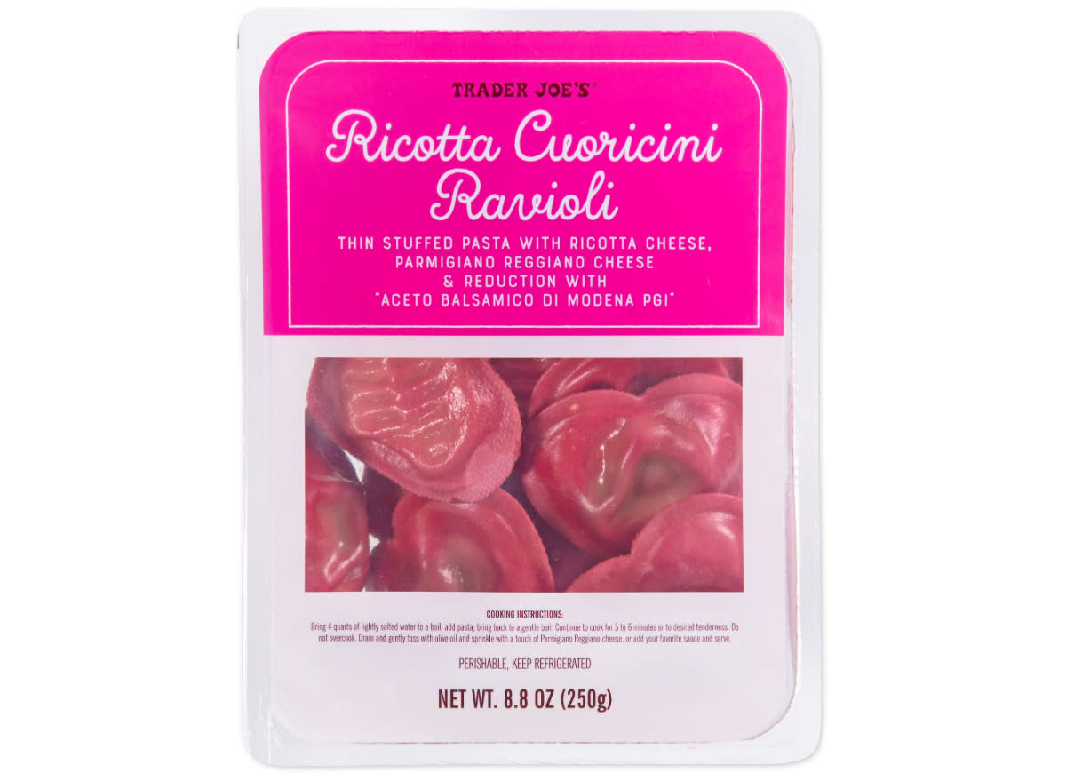 trader joe's ricotta cuorcini ravioli