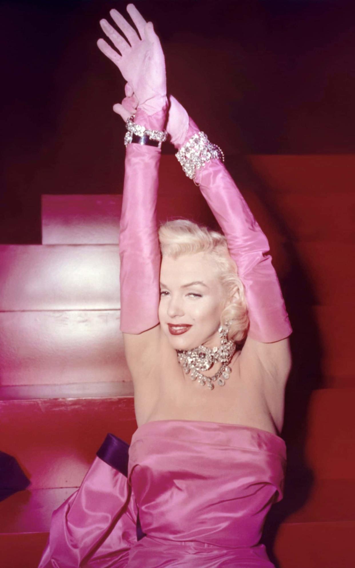 Marilyn Monroe wearing Swarovski crystals in Gentlemen Prefer Blondes - Corbis Historical