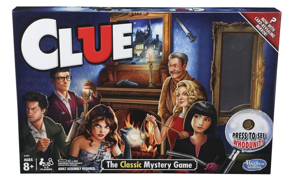 Get <a href="https://amzn.to/3msjgFA" target="_blank" rel="noopener noreferrer">Clue Game on sale for $14</a> (normally $20) at Amazon.