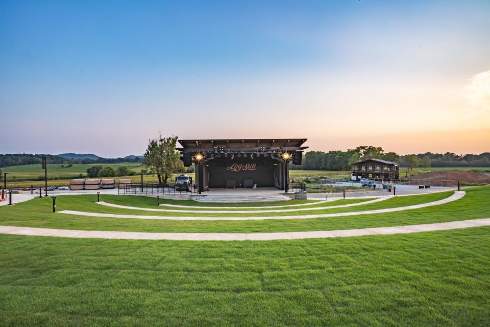 The Amp at Log Still, a scenic  outdoor amphitheater