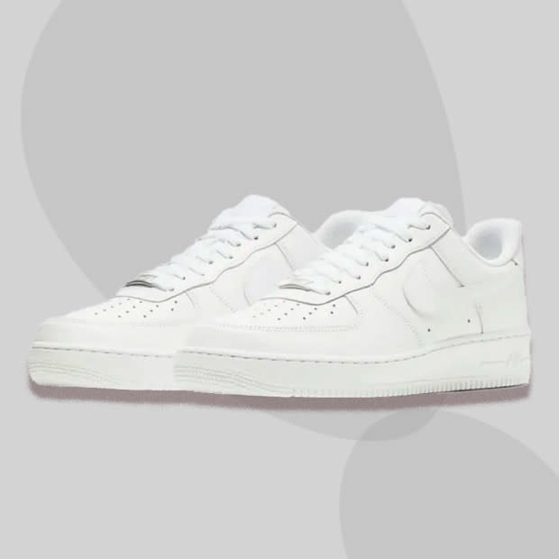 <p>Courtesy of Nike</p><p>The all-white Nike Air Force 1 is a legend (maybe a deity) of the Nikeverse world and is regarded by many as the perfect white sneaker. When the first version of this icon dropped in '82, it was the first basketball shoe to include Nike Air technology in the sole, hence the name. </p><p>Through continued collaborations, the Air Force 1 earned its high-profile reputation within the emerging sneaker culture. This low-top style features the same Nike Air tech and chunky sole as the original, though that one was a high-top. Whatever you do, DO NOT get these dirty. </p><p>[$110; <a href="https://shop-links.co/1816539212210264894?u1=mj-bestwhitesneakers-amastracci-080723-update" rel="nofollow noopener" target="_blank" data-ylk="slk:nike.com;elm:context_link;itc:0" class="link ">nike.com</a>]</p>