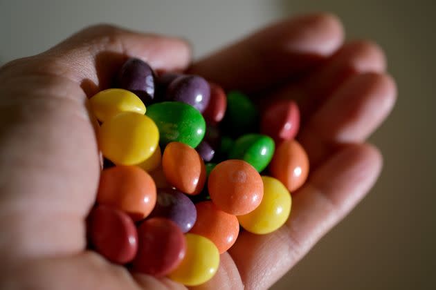 Skittles aren't just a snack — they could save you. (Photo: Yuriko Nakao via Getty Images)