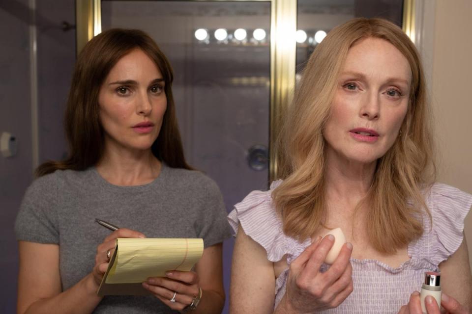 Mirror images: Natalie Portman and Julianne Moore in Todd Haynes’s ‘May December’ (Francois Duhamel)