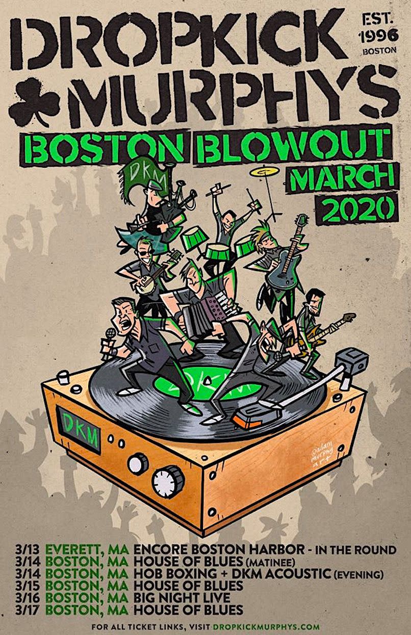 Dropkick Murphys Boston Blowout poster