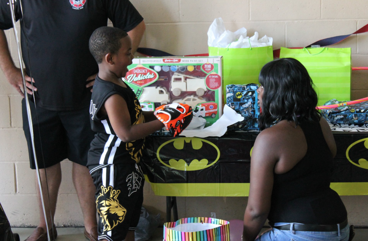 A six-year-old boy's house burned down just hours before his birthday party was set to begin. Two days later, firefighters in Buffalo, New York threw him a surprise party. (Photo: Facebook)