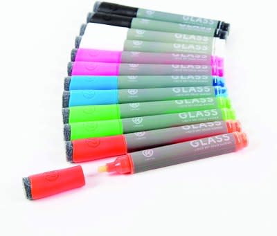  ARTEZA Dry Erase Markers for Glass Boards Pack of 10