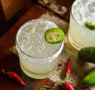 <p>Margarita but with poblano, habanero, Serrano and jalapeño pepper infused tequila [Photo: Instagram/dbrennan_eye] </p>