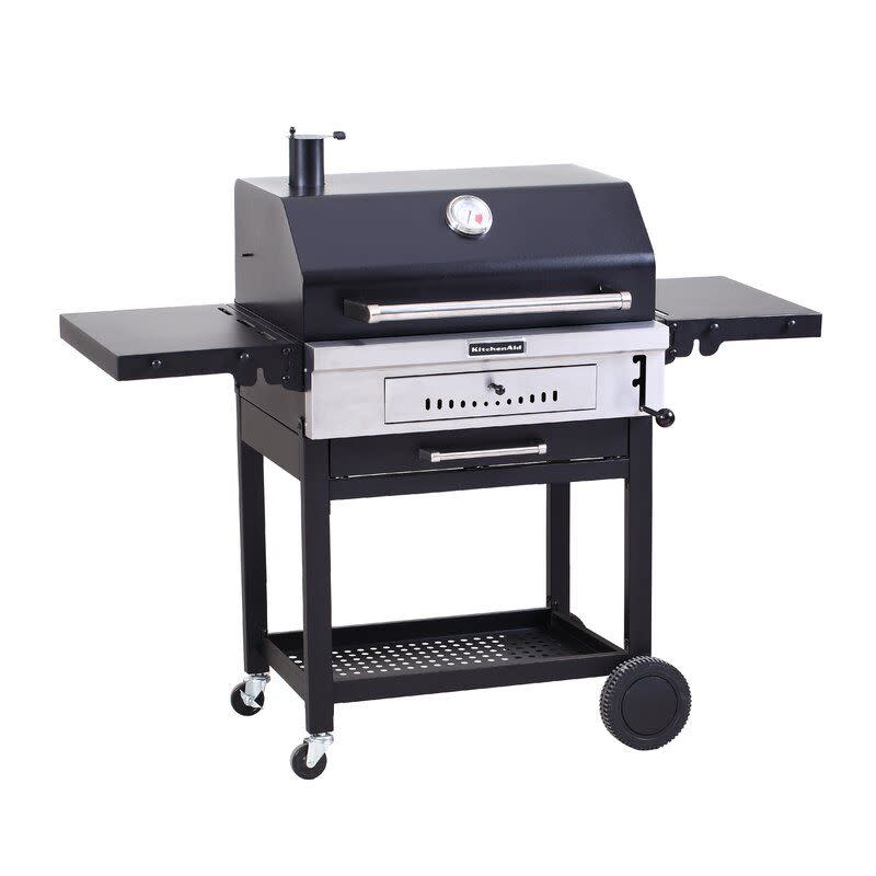 7) Cart-Style Charcoal Grill