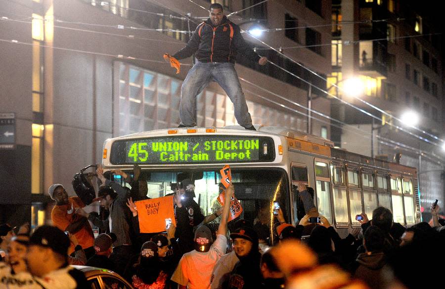 San Francisco Giants win World Series and then SF riots