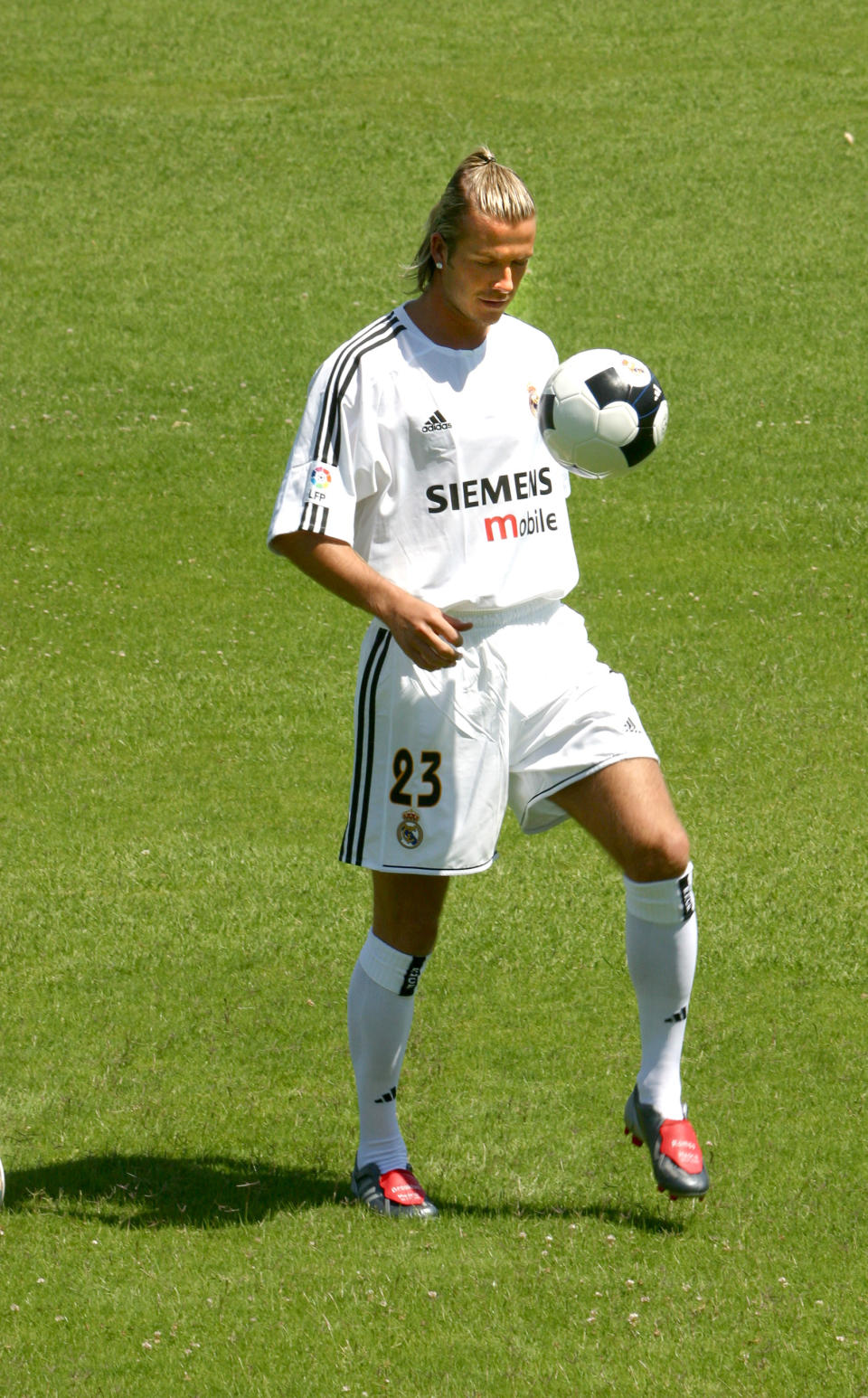 David signed a four-year contract with Real Madrid which caused the family to move to Spain in 2003 (Getty Images)