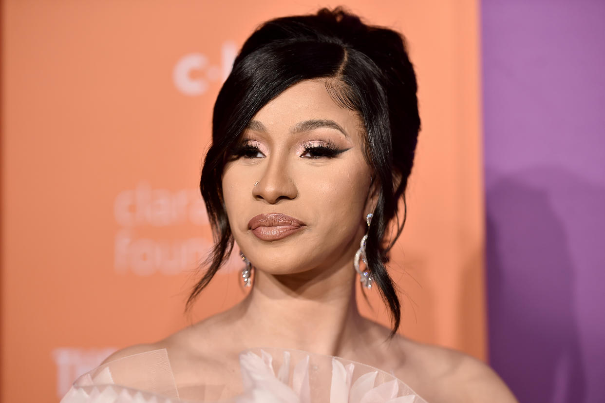 Cardi B talks politics, the coronavirus and Black Lives Matter in a new interview with Elle magazine. (Photo: Steven Ferdman/Getty Images)