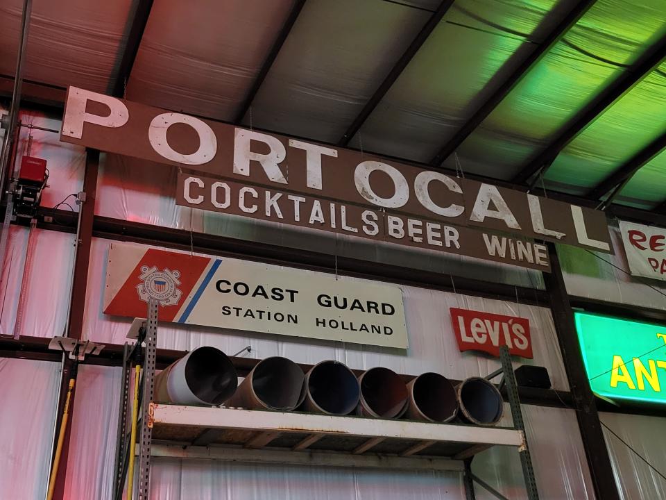 The sign from Port O Call, a restaurant that once sat near River Avenue and Douglas Avenue in Holland.