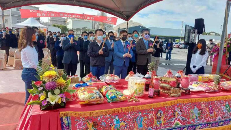 全台最大首座儲能案場動土　翁章梁：綠能發展重要一步