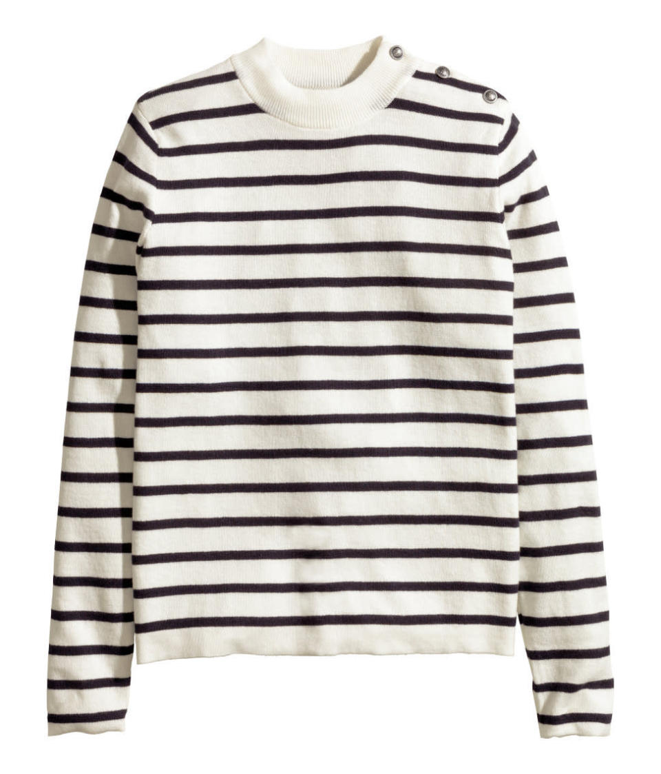H&M Fine-knit sweater, $34.95, hm.com